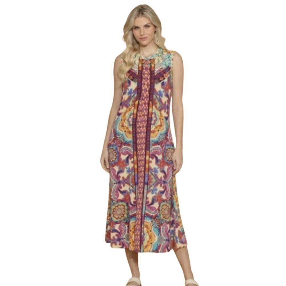 Johnny Was The Janie Spring Midi Dress Size Small NWT